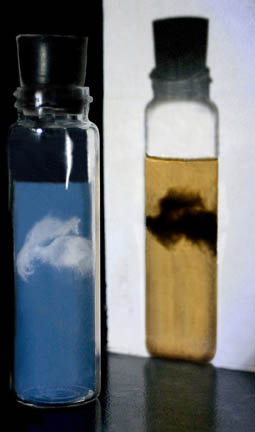 Large Bottled Sky with Embedded Cloud from Iannis Michalou(di)s