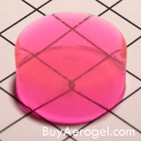 Pink Aerogel Disc from Aerogel Technologies