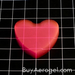 Heart-Shaped Valentine Aerogel™ from Aerogel Technologies