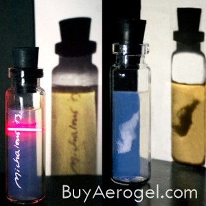 Bottled Sky Aerogel Artwork by Iannis Michalou(di)s