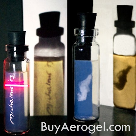 Bottled Sky Aerogel Artwork by Iannis Michalou(di)s