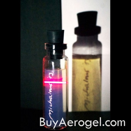 Medium Bottled Sky with LED/Laser Keychain from Iannis Michalou(di)s
