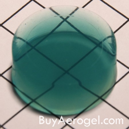 Green Aerogel Disc from Aerogel Technologies