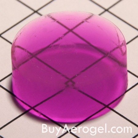 Purple Aerogel Disc from Aerogel Technologies