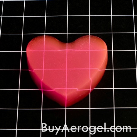 Heart-Shaped Valentine Aerogel™ from Aerogel Technologies